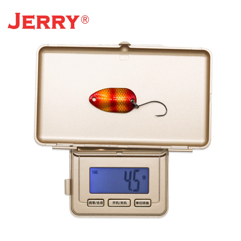 Jerry pesca 2 г 3,5 г 4,5 г несколько цветов микро рыболовные ложки форель ложка рыболовные приманки-Воблеры Спиннер приманка
