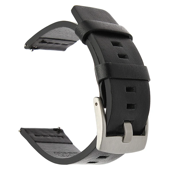 Итальянский жирный кожаный ремешок для часов huawei Watch GT Quick Release Band спортивный ремешок сменный Браслет черный коричневый