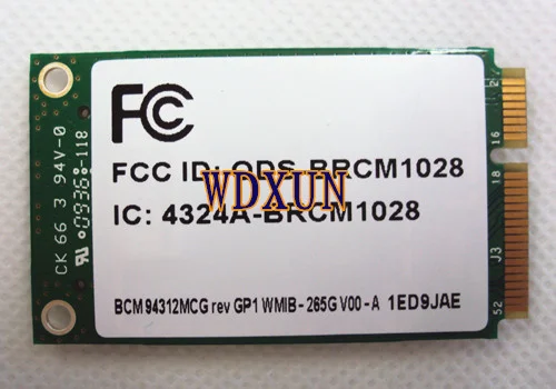 Беспроводная Wi Fi карта BroadCom BCM94312MCG BCM4312 459263 001 Mini PCI E Lan WLAN 802 11 4321MC|broadcom bcm94312mcg|wireless lanwlan wifi |