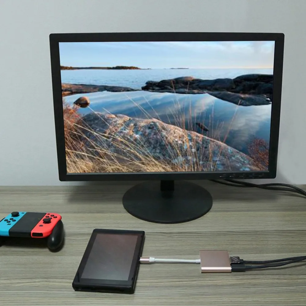 Usb type C к HDMI USB 3 0 адаптер для зарядки конвертер 1 концентратор MacBook Pro Pixel huawei