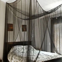 summer king size mosquito net elegant lace canopy curtain baldachin netting quarto doors for double bed 2018 hot sale