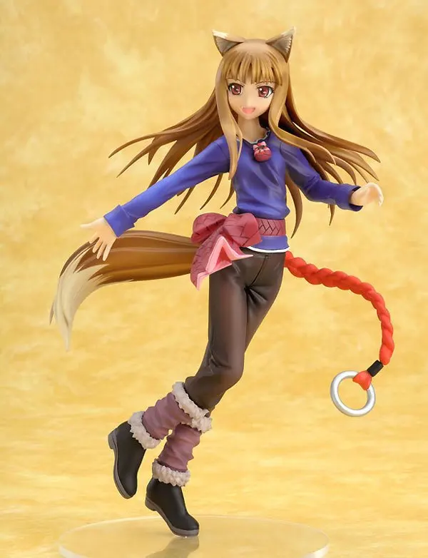 Аниме Spice and Wolf Holo 1/8 Масштаб ПВХ окрашенная фигурка Коллекционная модель игрушки 20 см