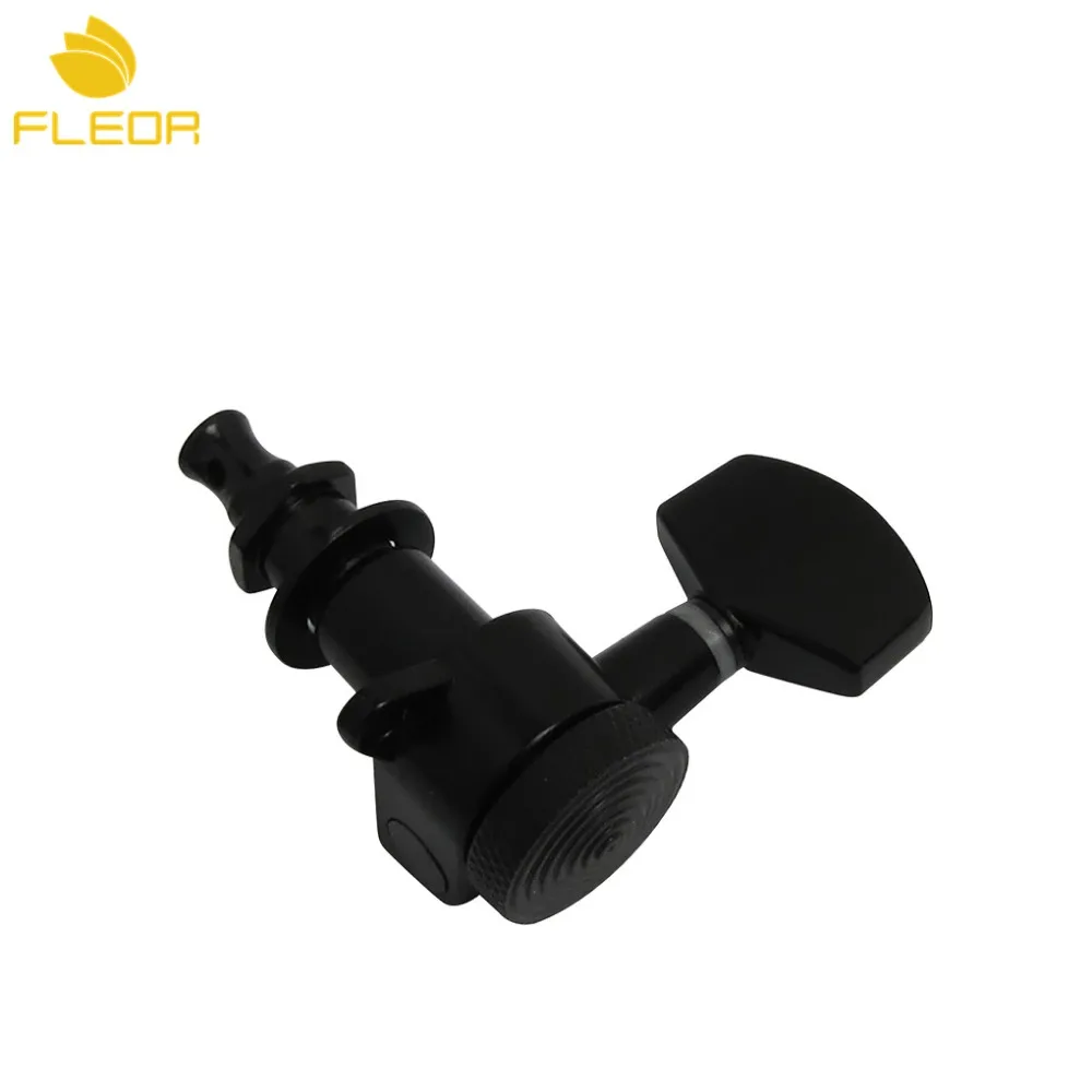 Блокирующая струна FLEOR 1L1R для акустической электрогитары 2 шт.|locking tuners black|locking