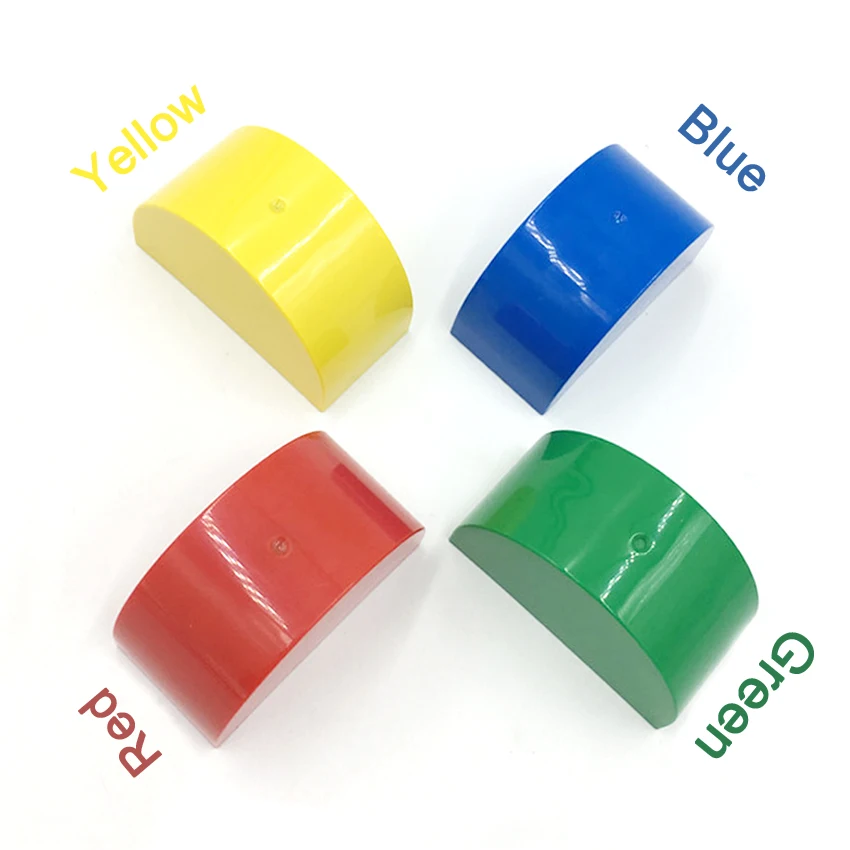 Smartable большой кирпич полукруглые разноцветные плоские с 2x4 Строительные блоки