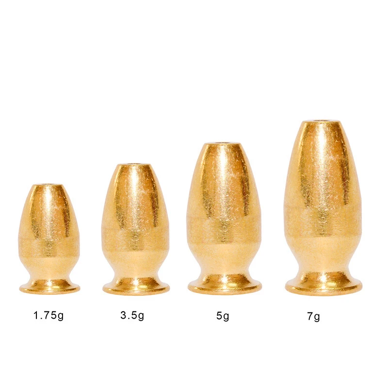 Латунные приманки тела пули весовые грузила Texas/Carolina Rig новые для рыбалки Замена