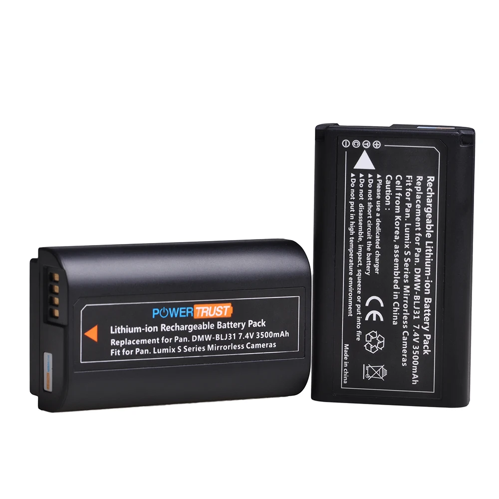 1 х 7,4 В 3500 мАч DMW-BLJ31 DMWBLJ31 BLJ31 Аккумулятор для Panasonic LUMIX S1, S1R, S1H, LUMIX S серии беззеркальных аккумуляторов