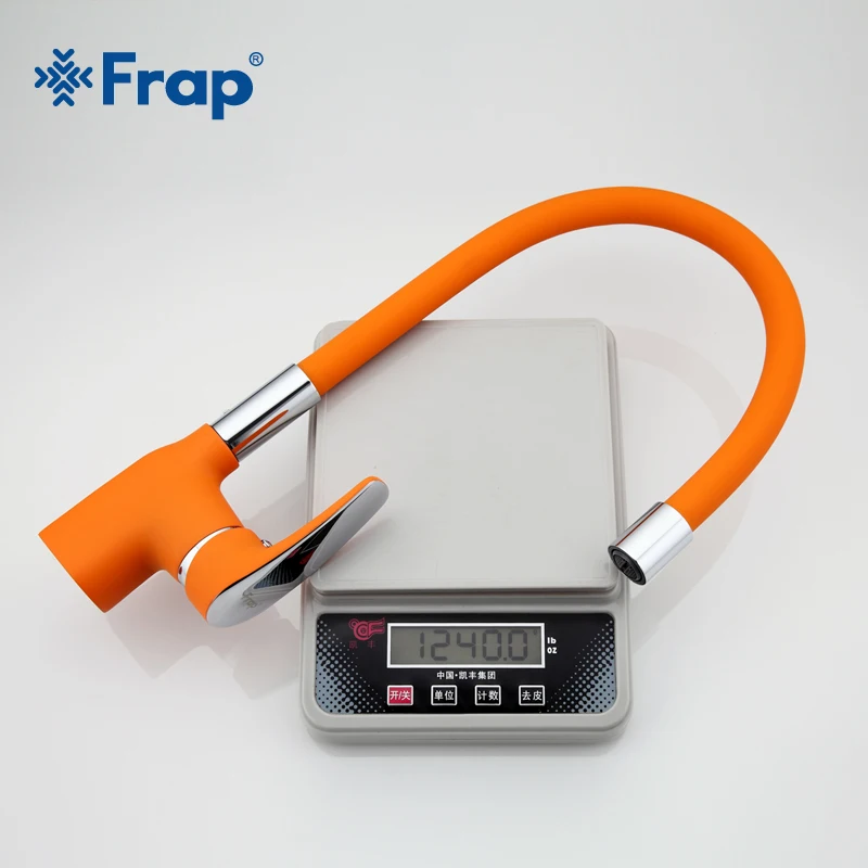 Frap смеситель из оранжевого силикагеля для кухни холодной и горячей воды кран |