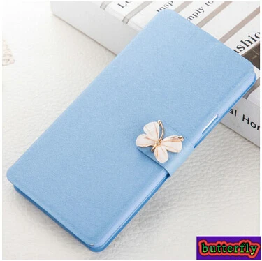 blue with butterfly Чехол для xiaomi ksio mi a2 lite, кожаный флип-кошелек, силиконовый чехол для mi a1 my a2 xiaomei xio mi a 1 2 2 lite, светильник чехол для телефона - Цвет: blue with butterfly