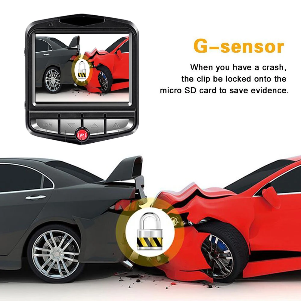 AMPrime A1 Мини Автомобильный видеорегистратор Full HD 1080 P ночного видения Carcam камера
