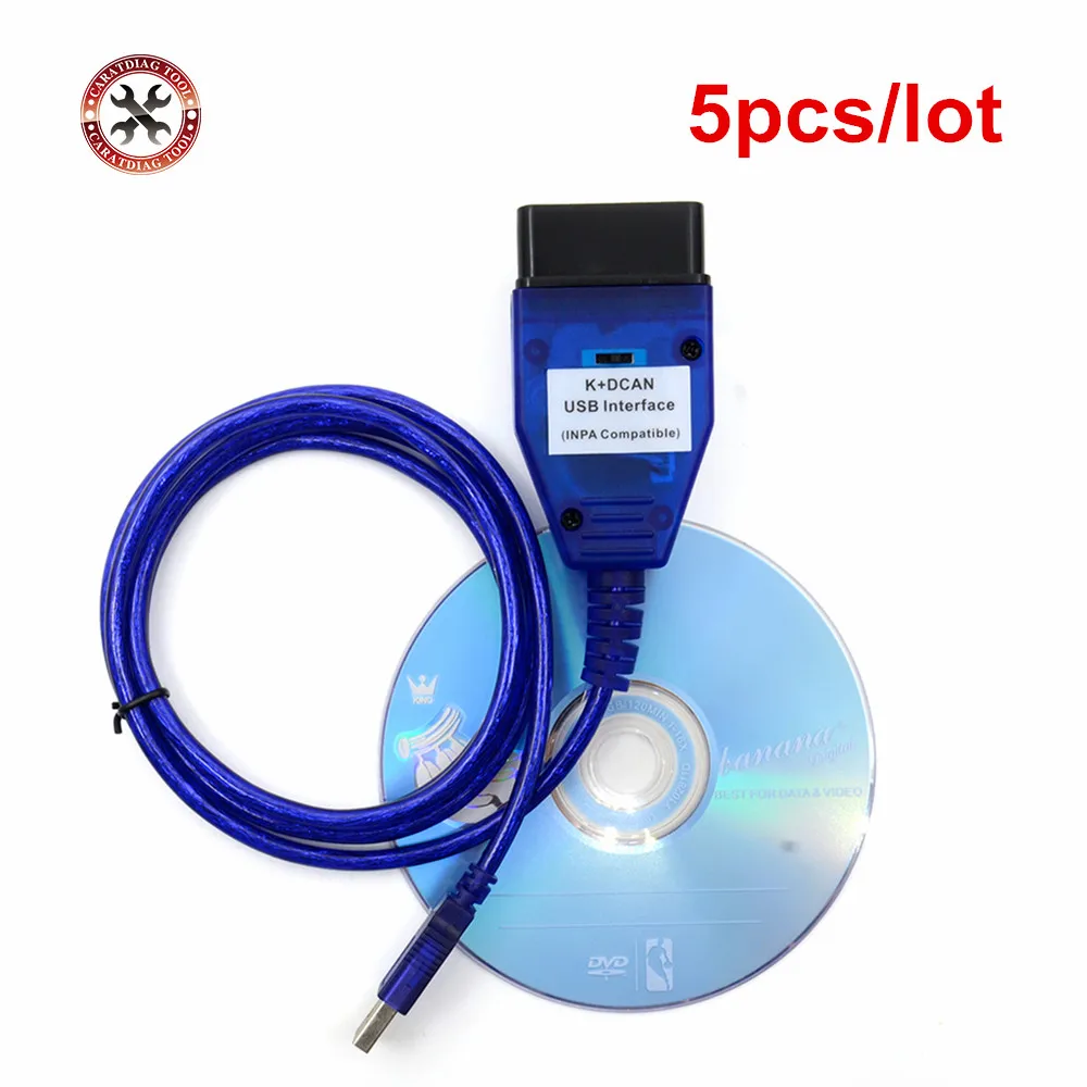 5 шт./лот INPA совместимый интерфейс USB OBD2 переключаемая функция поддерживает K-Line