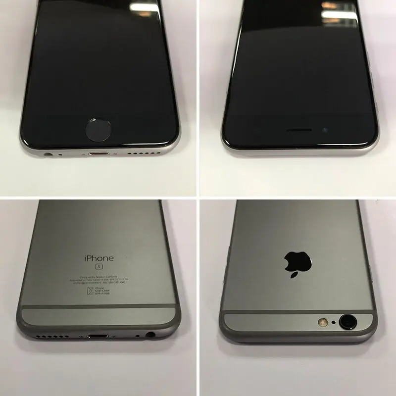 Разблокированный Apple iPhone 6S 4K двухъядерный процессор 2 Гб ОЗУ 16/64/128 ПЗУ экран 4 7