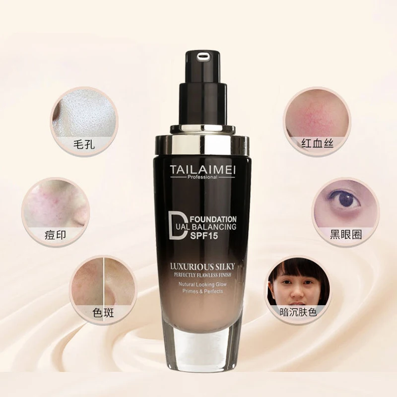 Новинка 2017 брендовые основы макияж для женщин SPF15 Осветляющий долговечный