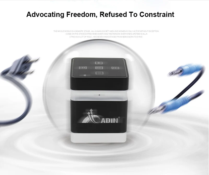 ADIN портативный металлический беспроводной с вибрацией и bluetooth динамик Громкая связь стерео 3D HIFI объемный Громкий динамик для смартфонов ПК MP3 MP4