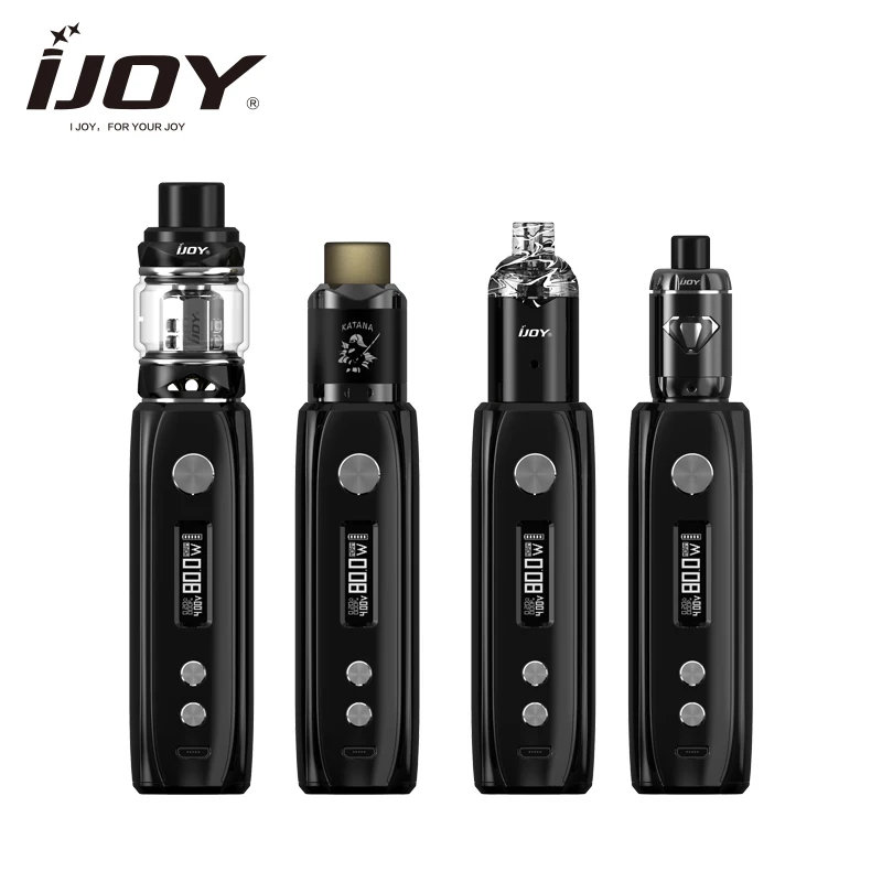 Новейший комплект Ijoy Катана с выходом 81 Вт для мод subohm Танк 3000 мАч встроенный