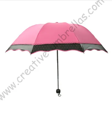 4 шт./лот летние складные мини солнечные зонты 5 слоев черное покрытие анти УФ