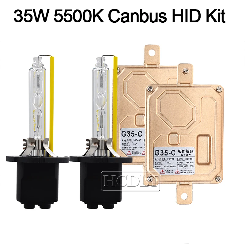 HCDLT 12V шина для автомобильных фар CAN HID ксеноновый комплект 35W H1 H3 H7 H11 9005 9006 9012 D2H