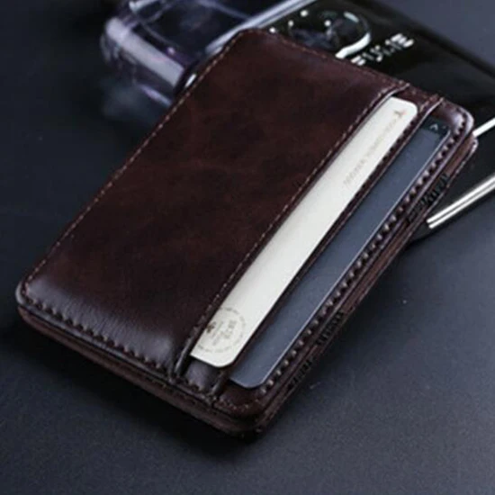 Новые модные мужские креативные Чехлы для карт кошелек с зажимом монет маленький