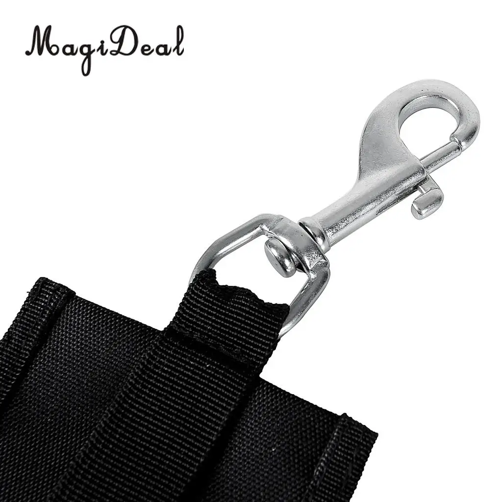 MagiDeal сверхмощный технический Дайвинг Jon Line с зажимом D Ring карабин|diving rings|heavy duty