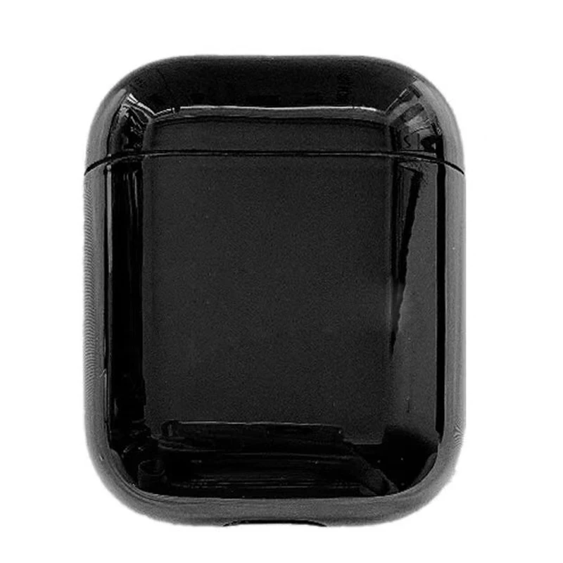 black 03 Жесткий пластиковый чехол с логотипом на заказ для Air Pods, чехол для Bluetooth, беспроводная крышка Airpod, сделай сам, индивидуальная фотонадпись, новая мода - Цвет: black 03