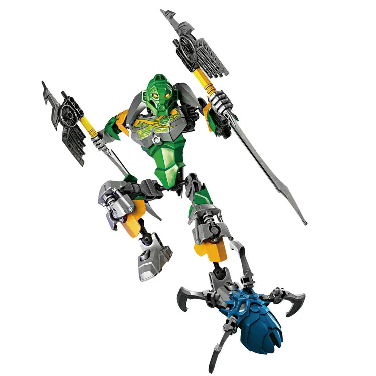 Reedcall Bionicle Lewa мастер джунглей строительные игрушки Совместимые Legoings 70784 | Игрушки