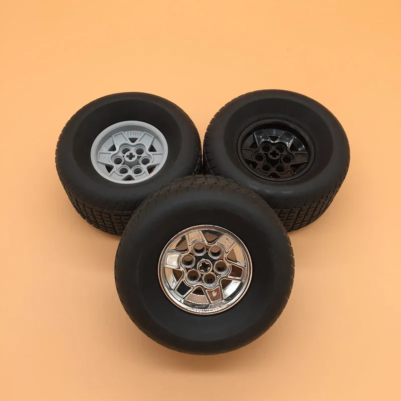2 шт./лот техническая часть 18450 шины 81 6x44 R & Part 56908 колеса 43 2x26 Technic Racing Small с 6