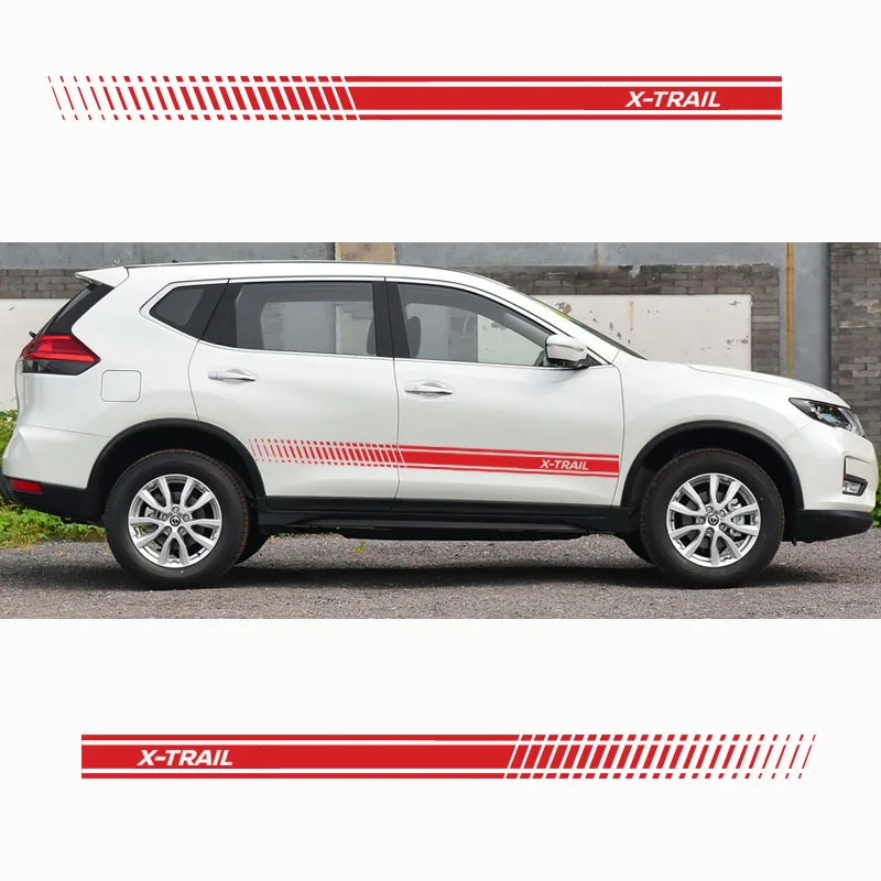 Для Nissan Xtrail X-trail креативный автомобильный стикер для всего тела, декоративная Защитная Наклейка для автомобиля, автомобильные аксессуары