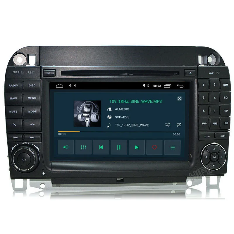 Автомобильный DVD-плеер Andorid 9 0 2 Din 7 дюймов для Mercedes/Benz/W220/W215/S280/S320/S350/S400/S500/CL600 S Canbus GPS