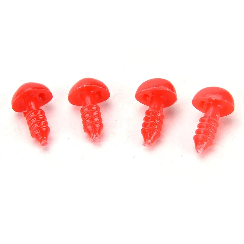 Пластиковые носы мишки треугольные бархатные 4 цвета кнопки DIY игрушки