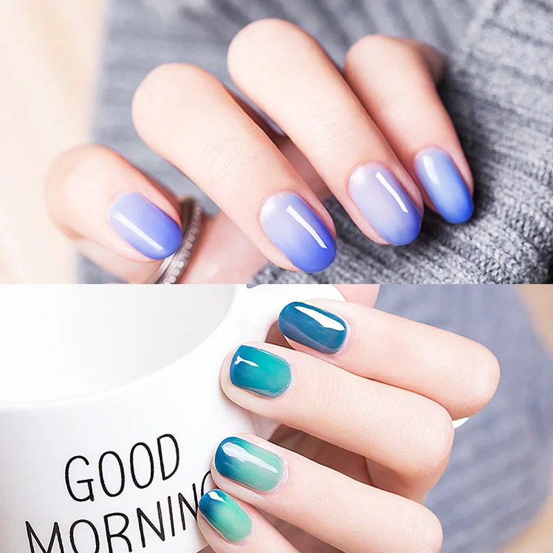 1 шт. полуперманентный термоизменяющий УФ гель лак для ногтей Гель