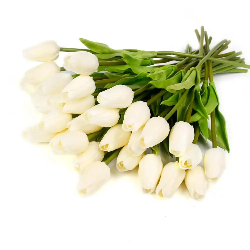 FENGRISE 10 шт. ПУ-тюльпаны цветы искусственные букет невесты декоративные для