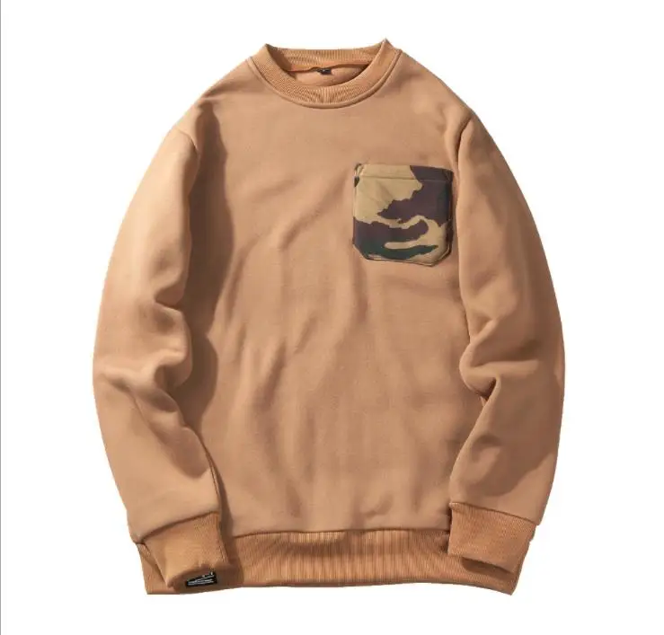 Новые модные мужские свитшоты повседневные Sudaderas свободные камуфляжные пуловеры
