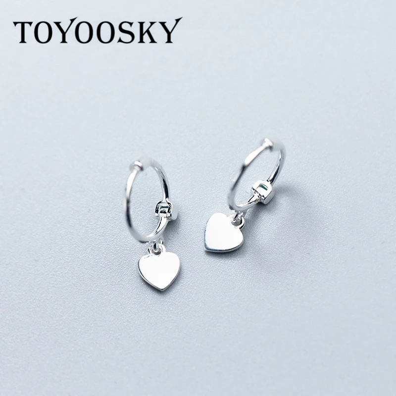 Женские серьги гвоздики TOYOOSKY из серебра 925 пробы цвета розового