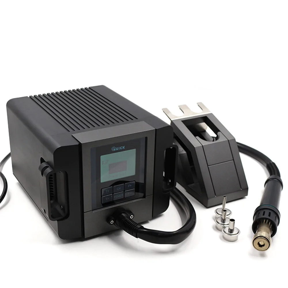Quick TR1300A Интеллектуальная паяльная станция горячего воздуха BGA сварочная станция паяльная станция 1300 Вт ЖК-дисплей