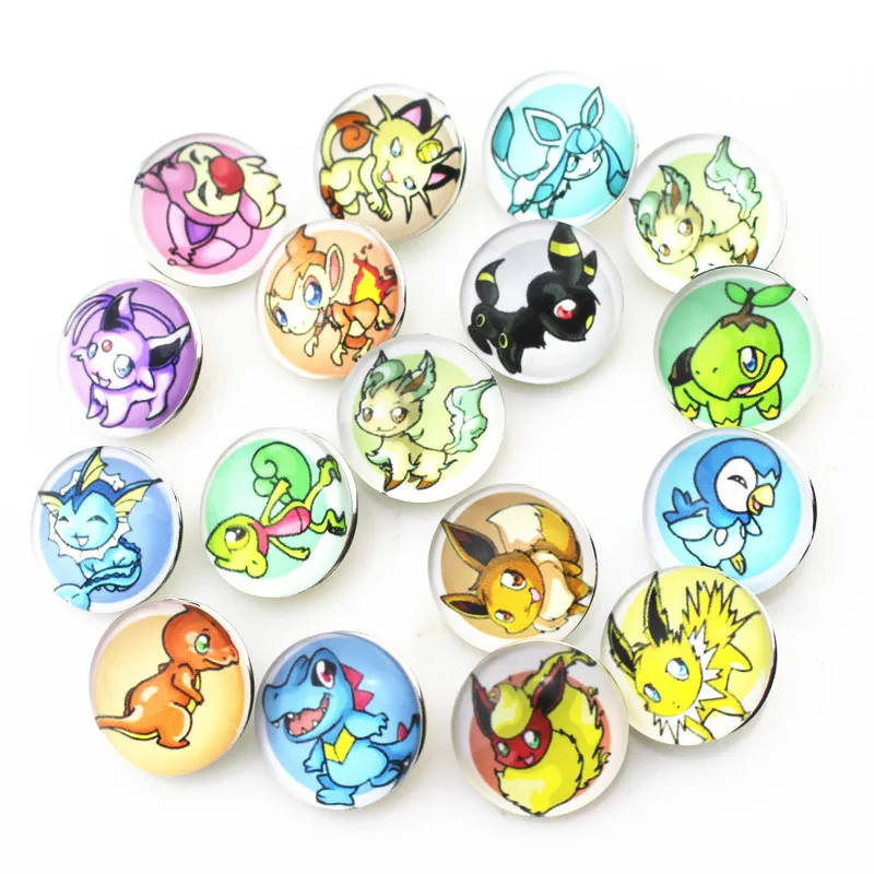 Набор из 10 шт./лот Glsaa Pocket Monster Pokemon Snap Charms подходит для самостоятельного