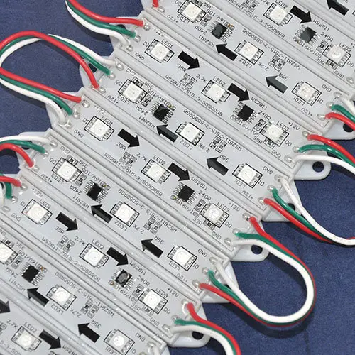 100 шт. WS2811 2811 IC 3 светодиода/шт. 5050 RGB светодиодный пиксельный цифровой модуль