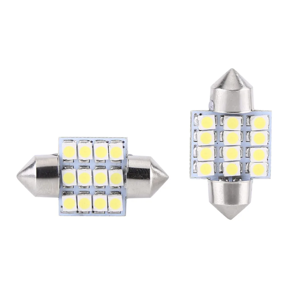 2 шт. супербелые светодиодсветодиодный лампы 12 В 12SMD 31 мм|work lamp|door lightwork light lamp |