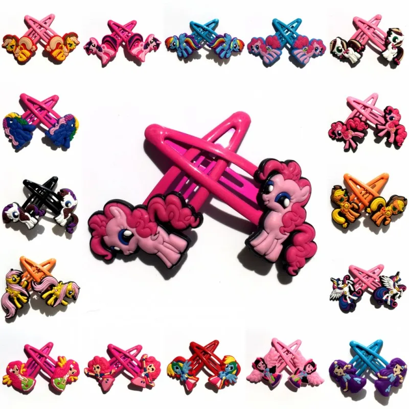 Mixed all pony Смешанные 50 пар с Микки Маусом Минни волос заколки для волос аксессуары для детей Детская одежда для девочек Симпатичные шпильки детские заколки для волос заколка для волос - Цвет: Mixed all pony