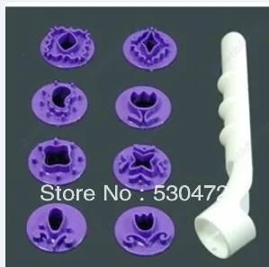 Опт/розница бесплатная доставка 8 шт. набор фиолетовых печатных инструменты