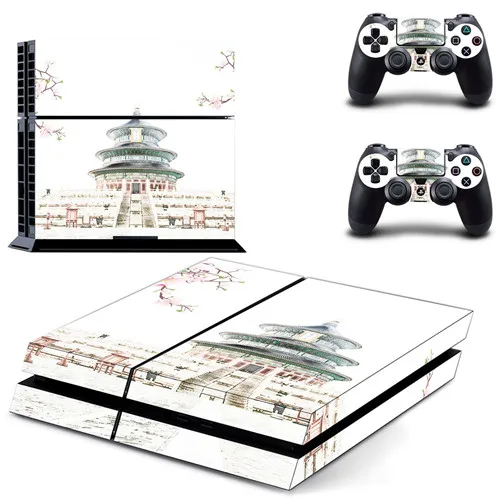 GYTM2184 Наклейка для PS4 виниловая наклейка, стикер для sony Playstation 4 консоли и 2 контроллеры наклейка для PS4 Стикеры - Цвет: GYTM2184