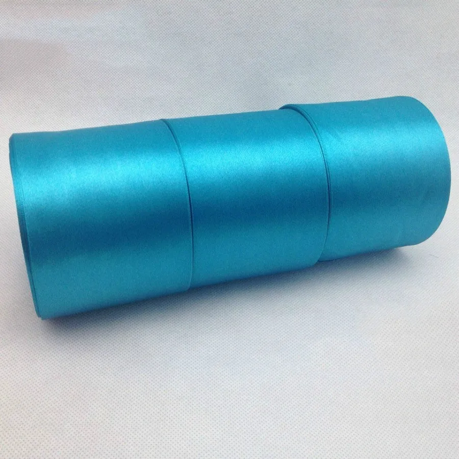 80 мм павлин синий полиэстер атласная лента один лицо Шнур + аксессуары для