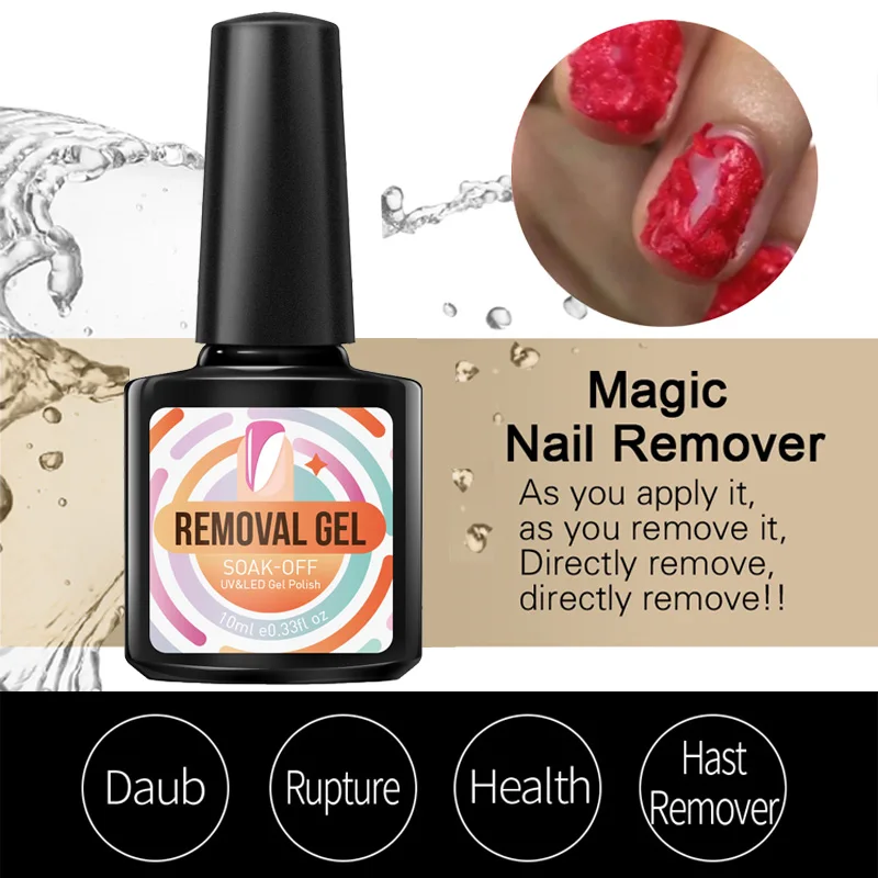 Azure Beauty Burst Remover Гель для ногтей 10 мл Magic Remove УФ лак акриловый Degreaser Clean ногтей|Гель