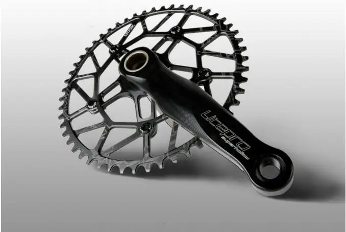 Litepro супер полый складной велосипед CNC Одноместный цепной шатун для велосипеда