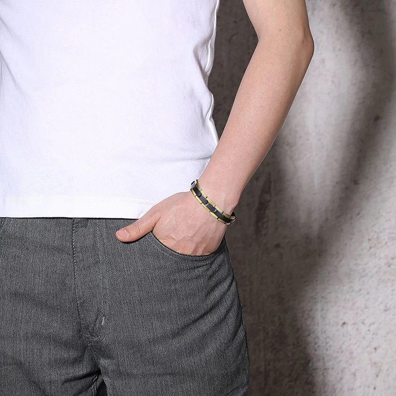 Vnox Повседневный медицинский бид элемент терапия магнитный браслет для мужчин из