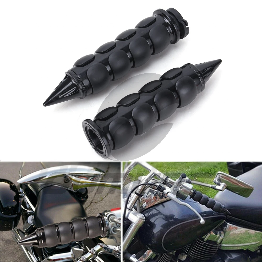 Рукоятка мотоциклетная резиновая для Harley Honda Kawasaki Suzuki Yamaha круиза 1 дюйм 25 мм|Ручки