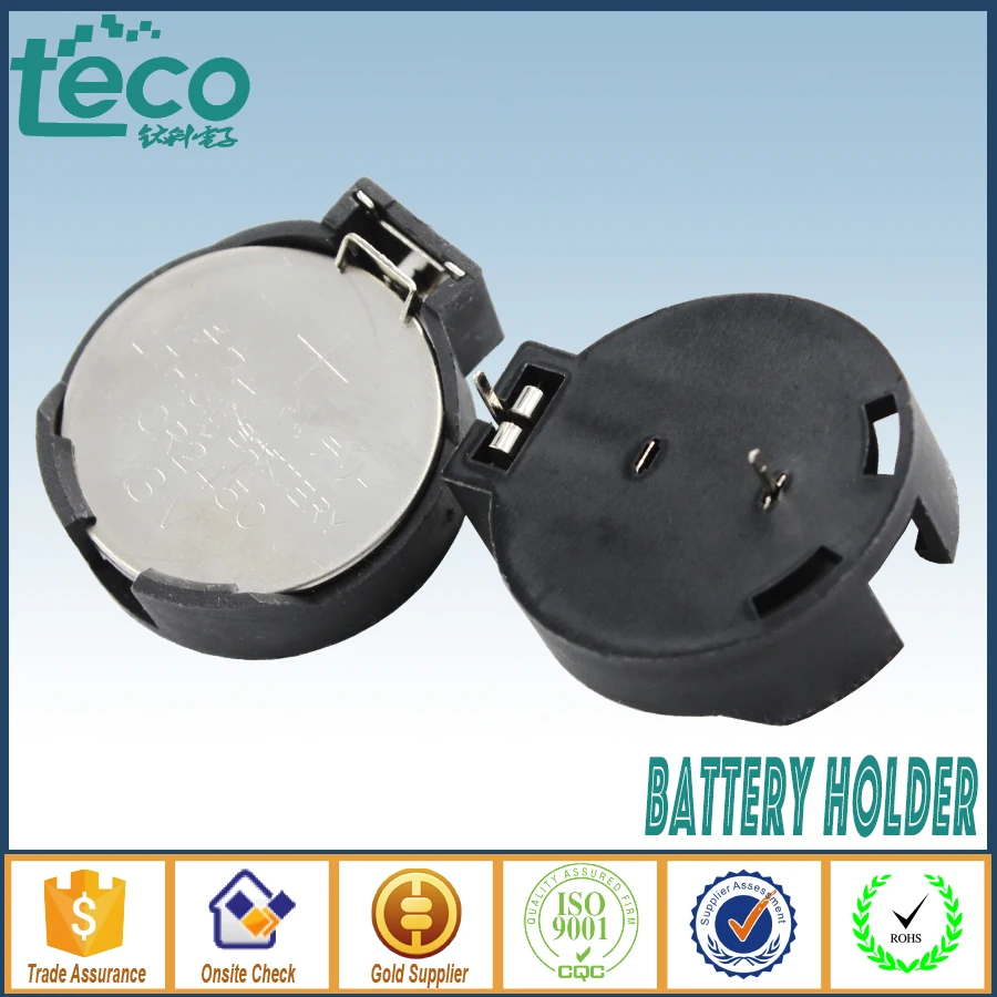 100 шт./лот CR2450 2450 Cell Coin Battery Socket Holder Case TBH 02|coin cell battery case|battery holder casebattery case |