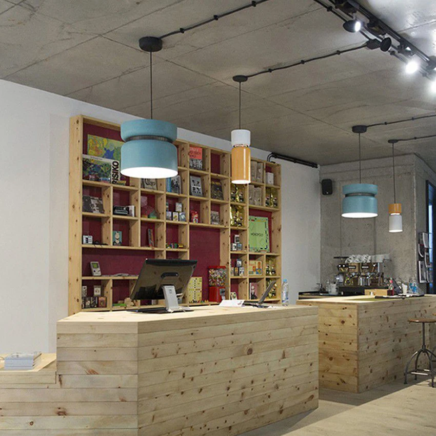 Скандинавский современный новый дизайн ресторан кафе бар подвесной светильник