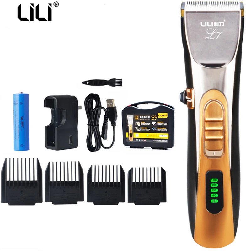 

Professional Electric Hair Clipper Beard Clippers Quality Rechargeable Hair Trimmer Shaver Hair Cutting Machine Trimer for men