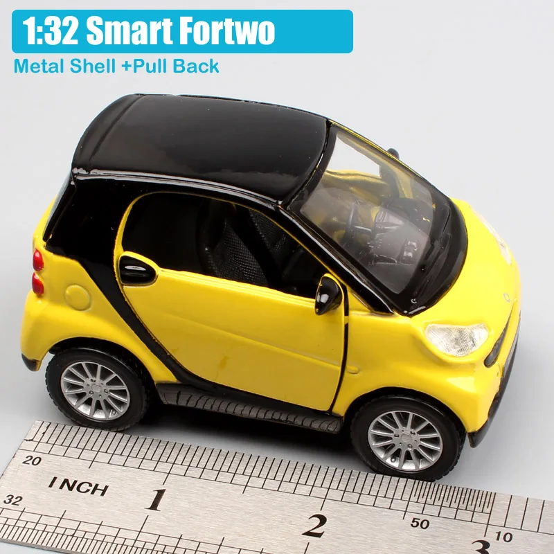 1:32 весы мини maisto smart fortwo хэтчбек оттяните назад SmartCar City Coupe микро литье под
