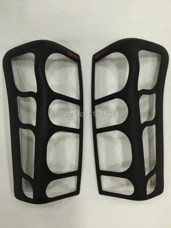 FREE SHIPING 2012-2015 isuzu D-MAX black colour tail lamp cover red letter rear light DMAX acaccessories | Автомобили и мотоциклы