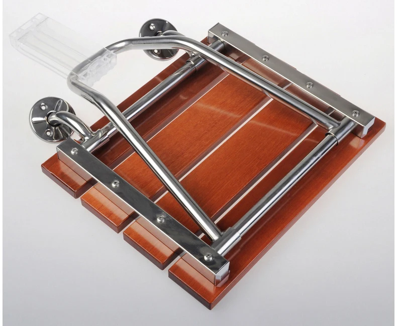 wall chair seat Solid wood folding shower spacing saving mounted morden relaxation |